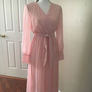 Long sleeve long dress